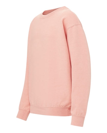 MV Sport Youth Buddy Crewneck Sweatshirt 23154Y #color_Cameo Pink
