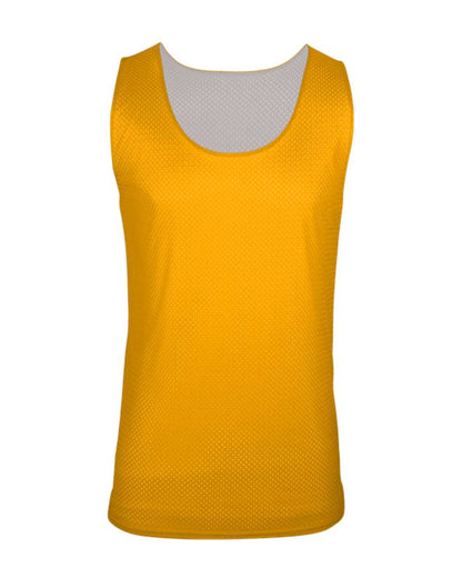 C2 Sport Reversible Mesh Tank 5729 #color_Gold/ White