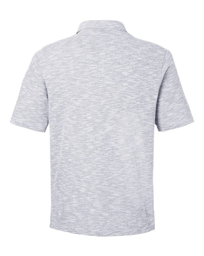 North End Men's Eclipse Jacquard Polo NE115 #color_Platinum Heather
