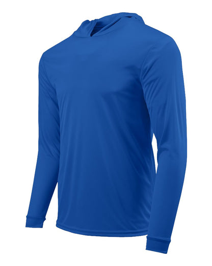 Paragon Unisex Bahama Performance Hooded Long Sleeve T-Shirt 220 #color_Royal