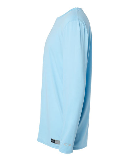 Oakley Men's Team Issue Hydrolix Long Sleeve T-Shirt FOA402992 #color_Carolina Blue