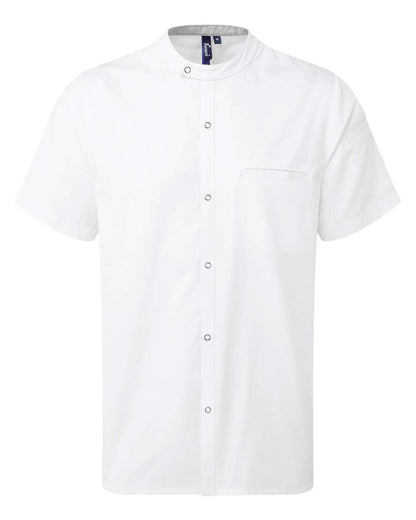 Artisan Collection by Reprime Men's Chef Recycled Shirt RP904 #color_White