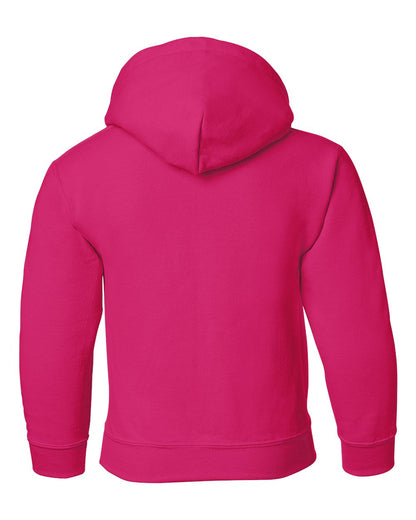 Gildan Youth Heavy Blend™ Hooded Sweatshirt 18500B #color_Heliconia