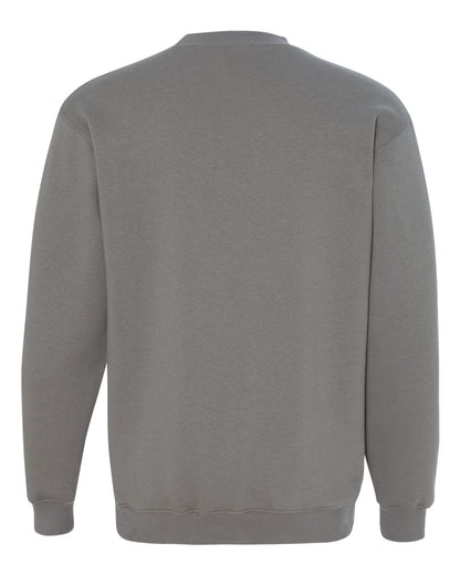 Bayside USA-Made Crewneck Sweatshirt 1102 #color_Charcoal