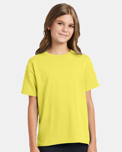 Hanes Ecosmart™ Youth T-Shirt 5370 #colormdl_Yellow