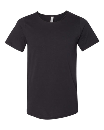 BELLA + CANVAS Unisex Raw Neck Tee 3014 #color_Black
