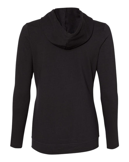 Adidas Women's Lightweight Hooded Sweatshirt A451 #color_Black