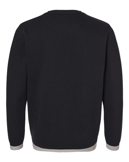 LAT Unisex The Statement Fleece Crewneck Sweatshirt 6789 #color_Black/ Titanium