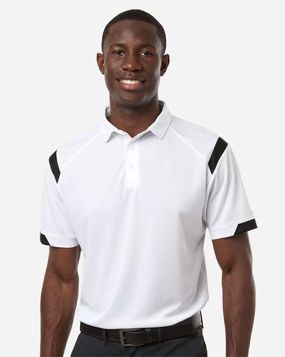 Badger Men's On the Rise Polo 3350 #colormdl_White/ Black
