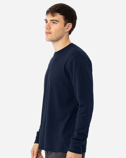 Next Level Unisex Ideal Thermal Long Sleeve T-Shirt 8211 #colormdl_Midnight Navy