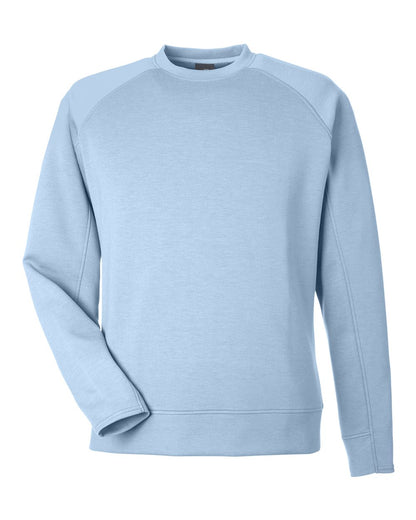 J. America Unisex Apex Fleece Crewneck Sweatshirt 8752 #color_Ice Blue