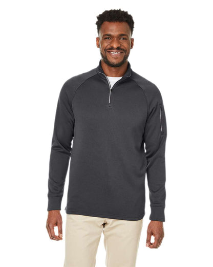 CORE365 Unisex Fusion ChromaSoft™ Fleece Quarter-Zip Pullover CE801 #colormdl_Carbon