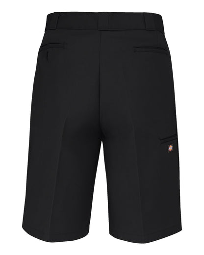 Dickies Unisex Extended Sizes Multi-Pocket Work Shorts 4228EXT #color_Black