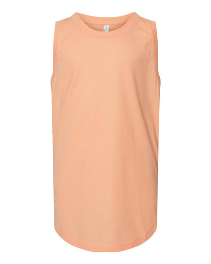 LAT Girls' Relaxed Fine Jersey Tank 2692 #color_Peachy