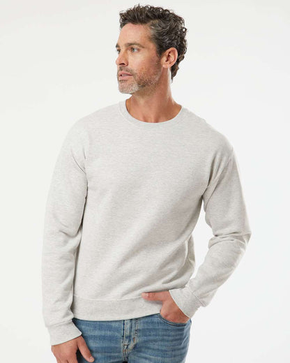 JERZEES Unisex NuBlend® Crewneck Sweatshirt 562MR #colormdl_Oatmeal Heather