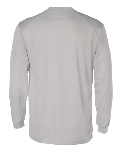 Badger B-Core Long Sleeve T-Shirt 4104 #color_Silver