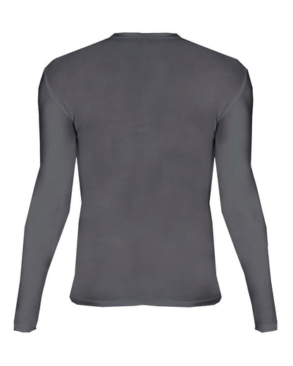 Badger Pro-Compression Long Sleeve T-Shirt 4605 #color_Graphite