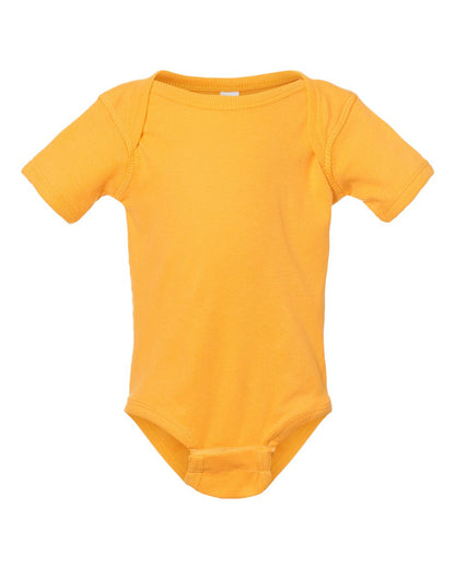 Rabbit Skins Infant Baby Rib Bodysuit 4400 #color_Gold