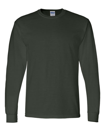 Gildan Unisex DryBlend® 50/50 Long Sleeve T-Shirt 8400 #color_Forest Green