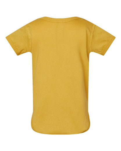 Rabbit Skins Infant Fine Jersey Bodysuit 4424 #color_Mustard