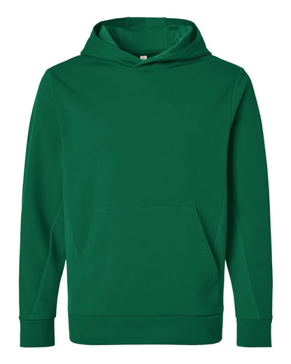 Team 365 Unisex Squad Hooded Tech Fleece Pullover TT400 #color_Sport Forest