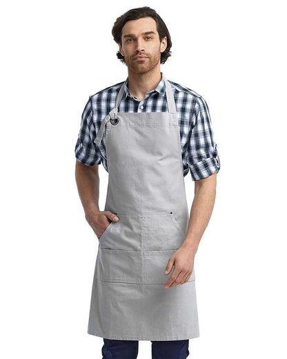 Artisan Collection by Reprime Calibre Heavy Cotton Canvas Pocket Apron RP137 #colormdl_Silver