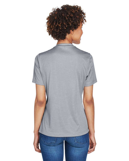 Team 365 Women's Sonic Heather Performance T-Shirt TT11HW #colormdl_Athletic Heather