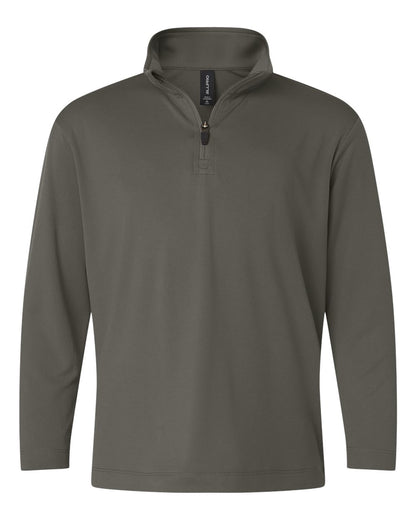 AllPro Youth Pro-Lock Performance Quarter-Zip Pullover 41870Y #color_Charcoal