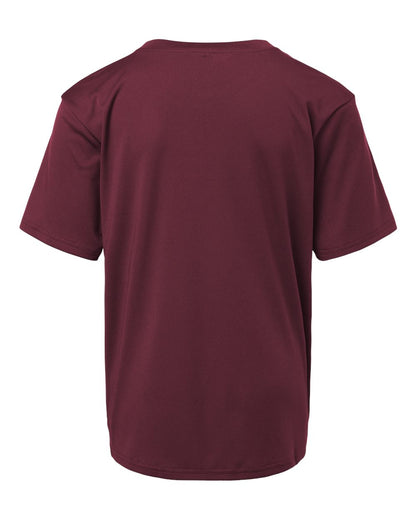AllPro Youth Pro-Lock Performance T-Shirt 48000Y #color_Maroon