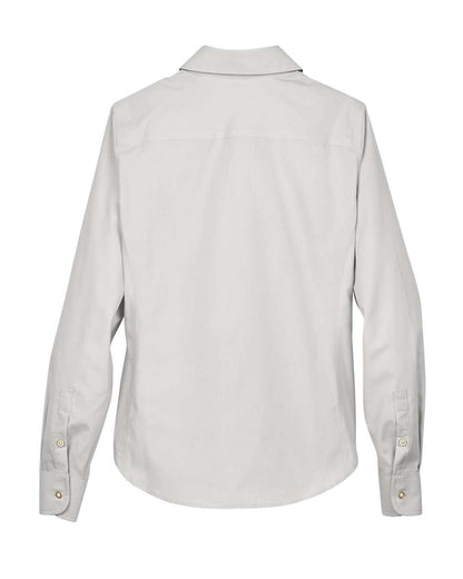 Devon & Jones Women's Crown Collection® Broadcloth Woven Dress Shirt D620W #color_Silver