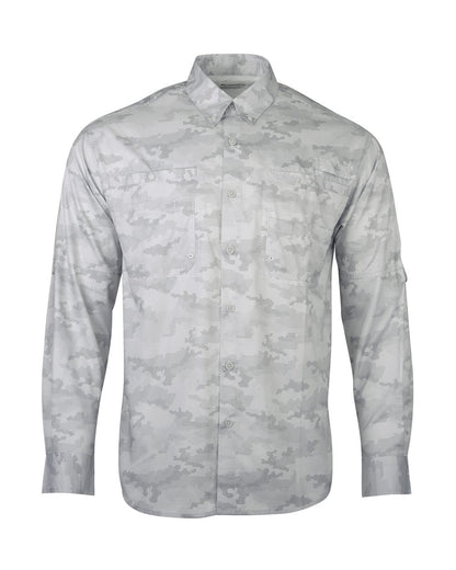 Paragon Men's Buxton Sublimated Fishing Shirt 709 #color_Aluminum