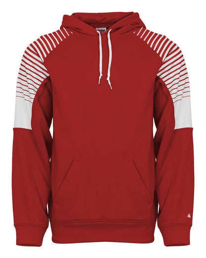 Badger Lineup Hooded Pullover 1405 #color_Red