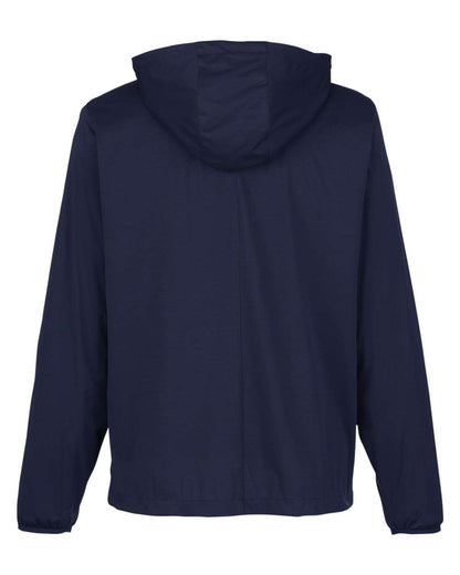 North End Men's Network Lightweight Jacket NE75 #color_Classic Navy Heather