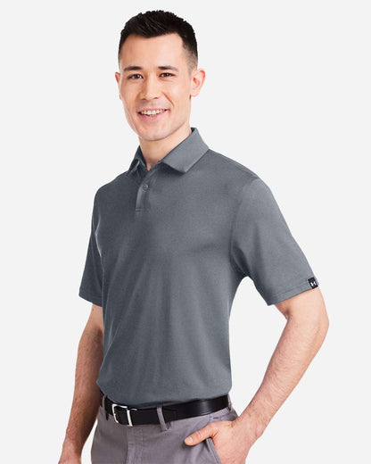 Under Armour Men's Recycled Polo 1383255 #colormdl_Castlerock/ White