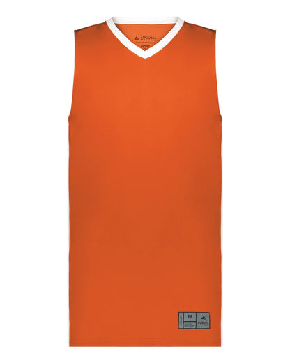 Augusta Sportswear Match-Up Basketball Jersey 6886 #color_Orange/ White