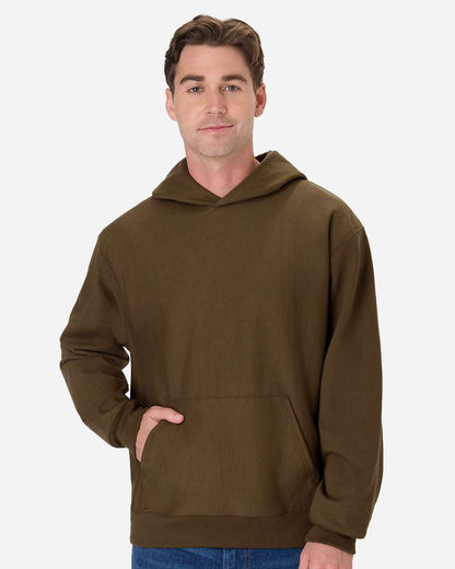 Hanes Men's Beefy® Sweats Premium Heavyweight Hooded Sweatshirt OG700 #colormdl_Army Brown