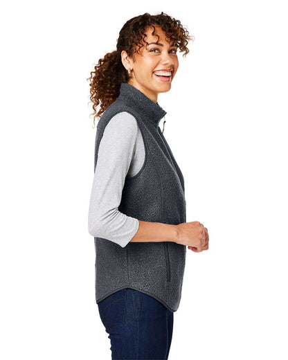 North End Women's Aura Sweater Fleece Vest NE714W #colormdl_Carbon/ Carbon