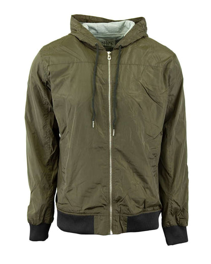 Shaka Wear Unisex Windbreaker Jacket SHWBJ #color_Olive