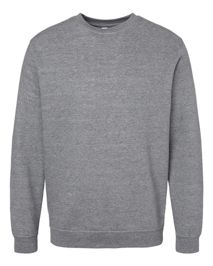 LAT Unisex Elevated Fleece Crewneck Sweatshirt 6925 #color_Granite Heather