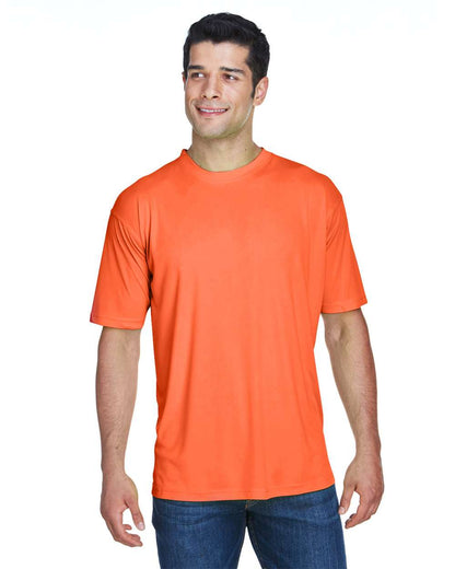 UltraClub Men's Cool & Dry Sport Performance Interlock T-Shirt 8420 #colormdl_Bright Orange