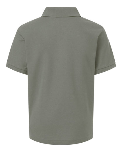 AllPro Youth Pique Polo 62800Y #color_Greystone