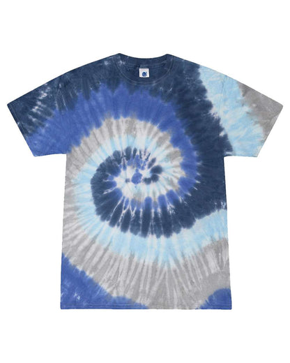 Colortone Youth Multi-Color Tie-Dyed T-Shirt 1000Y #color_Moonbeam
