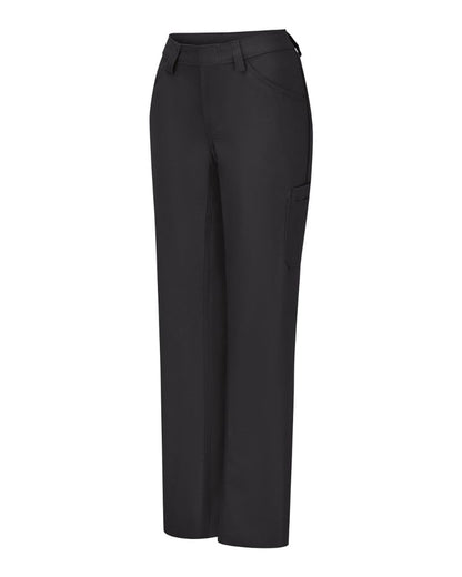 Red Kap Women's Extended Sizes Lightweight Crew Pants PT3LEXT #color_Black - Unhemmed