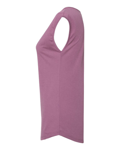 Next Level Women's Festival Sleeveless Deep V-Neck T-Shirt 5040 #color_Shiraz