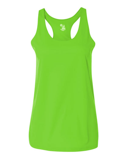 Badger Women’s B-Core Racerback Tank Top 4166 #color_Lime