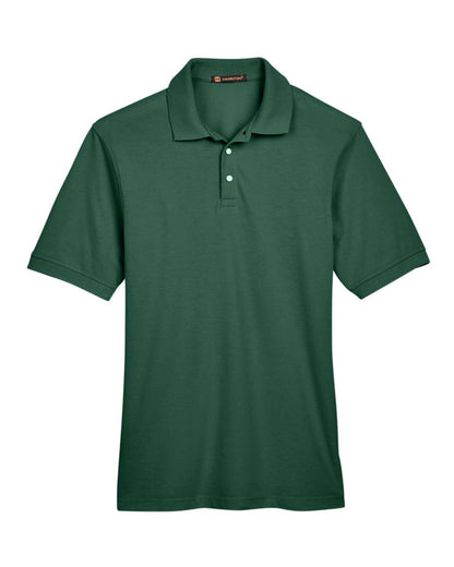 Harriton Men's Easy Blend™ Polo M265 #color_Hunter