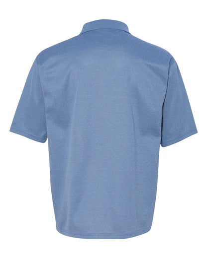 Sierra Pacific Men's Moisture Free Mesh Polo 0469 #color_Heathered Blue
