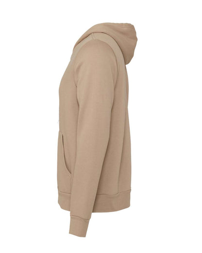 BELLA + CANVAS Sponge Fleece Full-Zip Hoodie 3739 #color_Tan