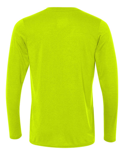 Gildan Unisex Performance® Long Sleeve T-Shirt 42400 #color_Safety Green
