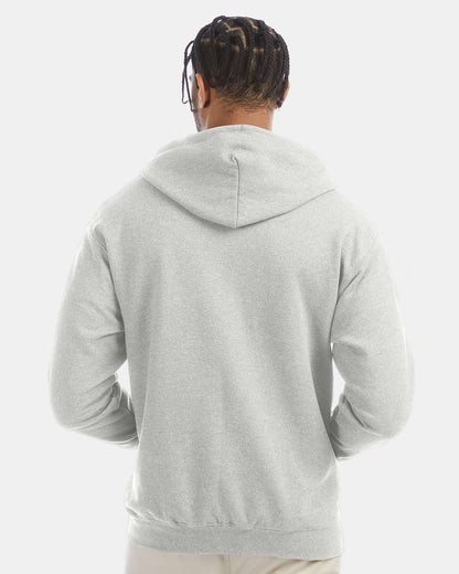 Champion Unisex Powerblend® Full-Zip Hooded Sweatshirt S800 #colormdl_Silver Grey
